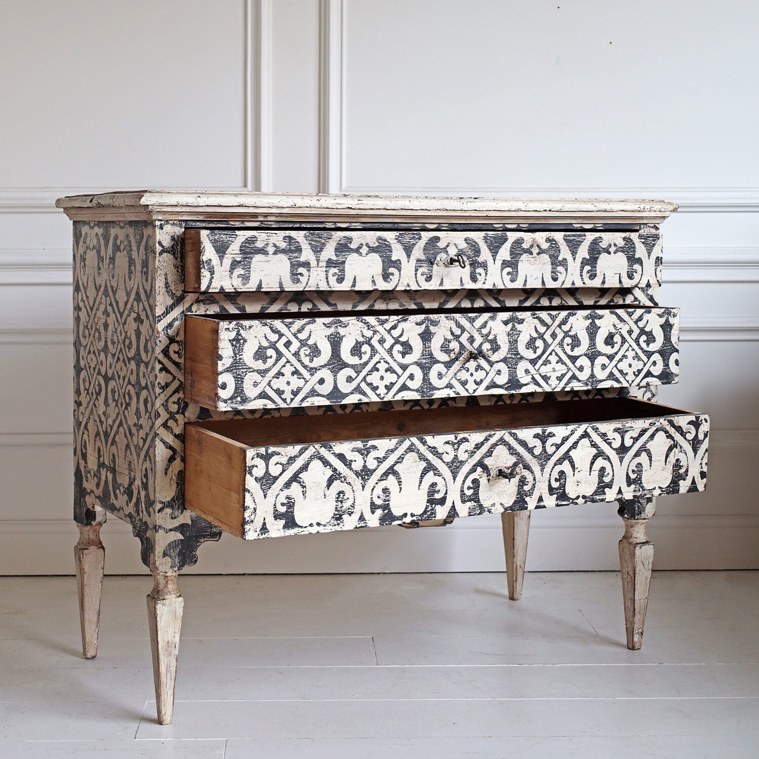 18th Century Italian Painted Commode