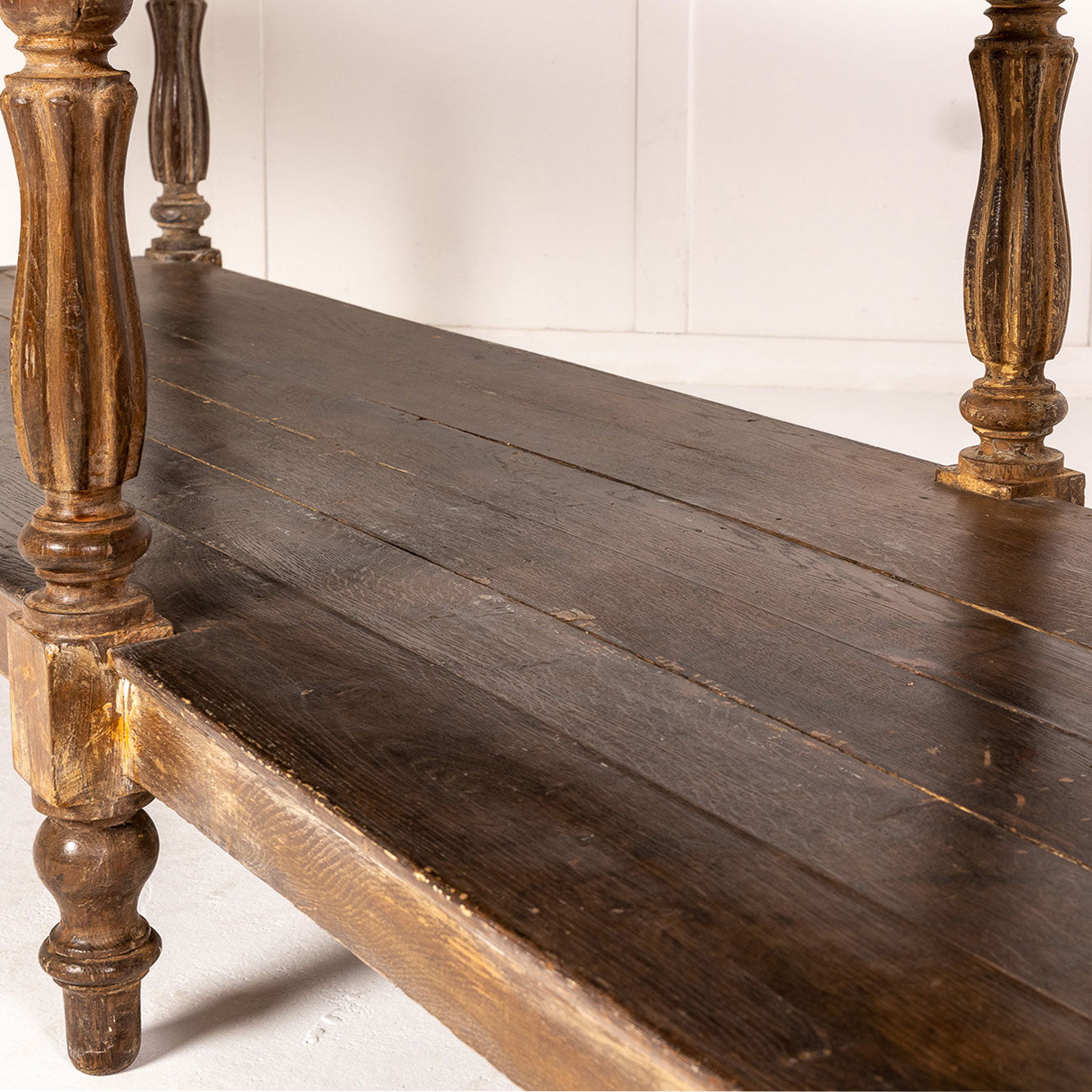 19th Century French Oak Drapers Table