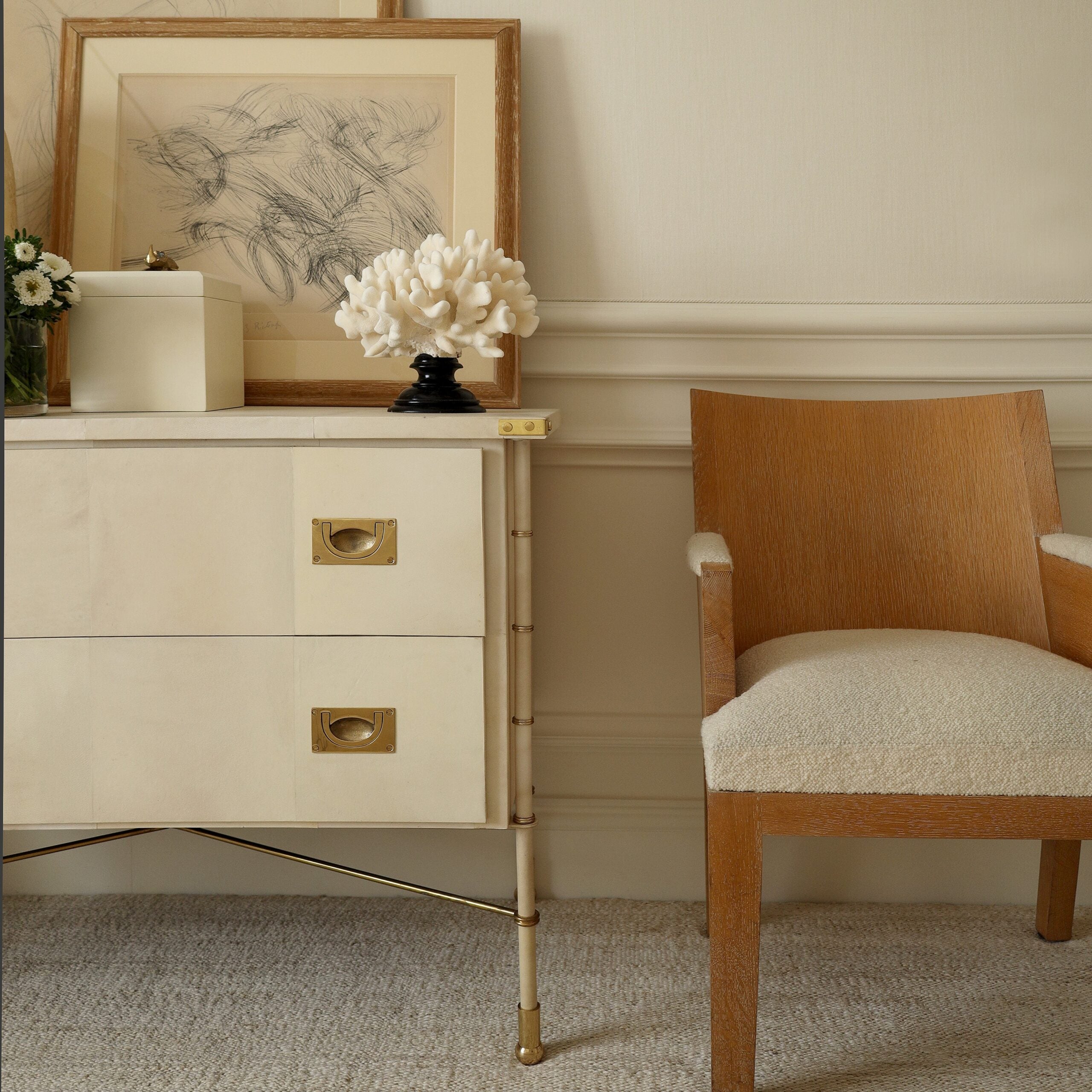 Adnet Chest of Drawers - Vellum