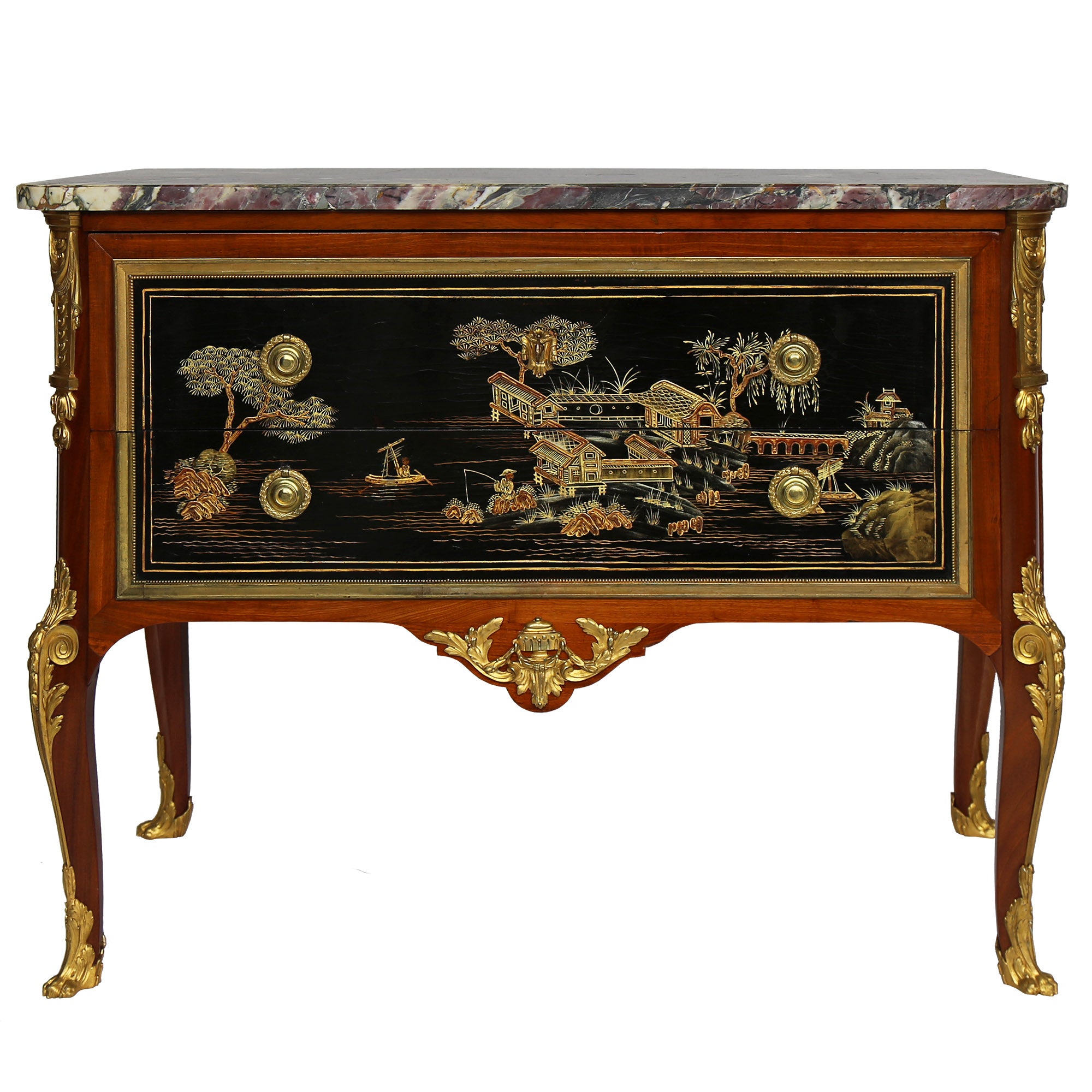 Rare Maison Jansen Chinoiserie Commode WS