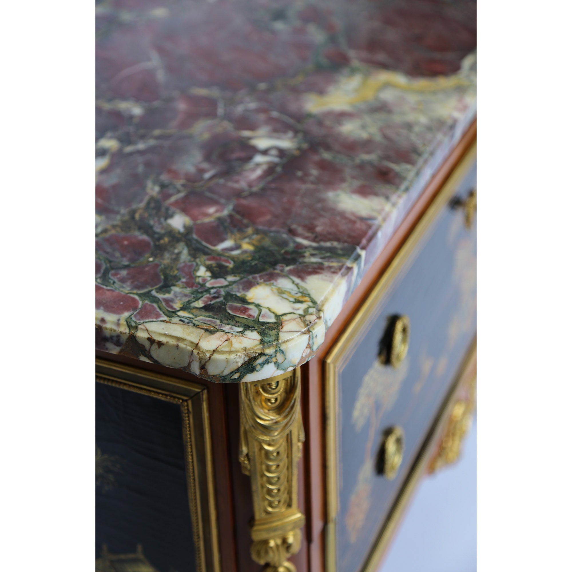 A rare Maison Jansen chinoiserie Commode_Clsoeup2 WS