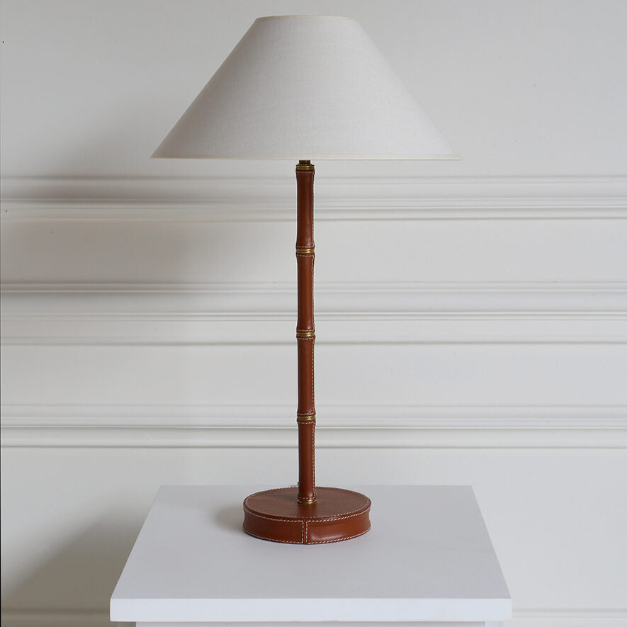 Adnet Table Lamp Tan LR