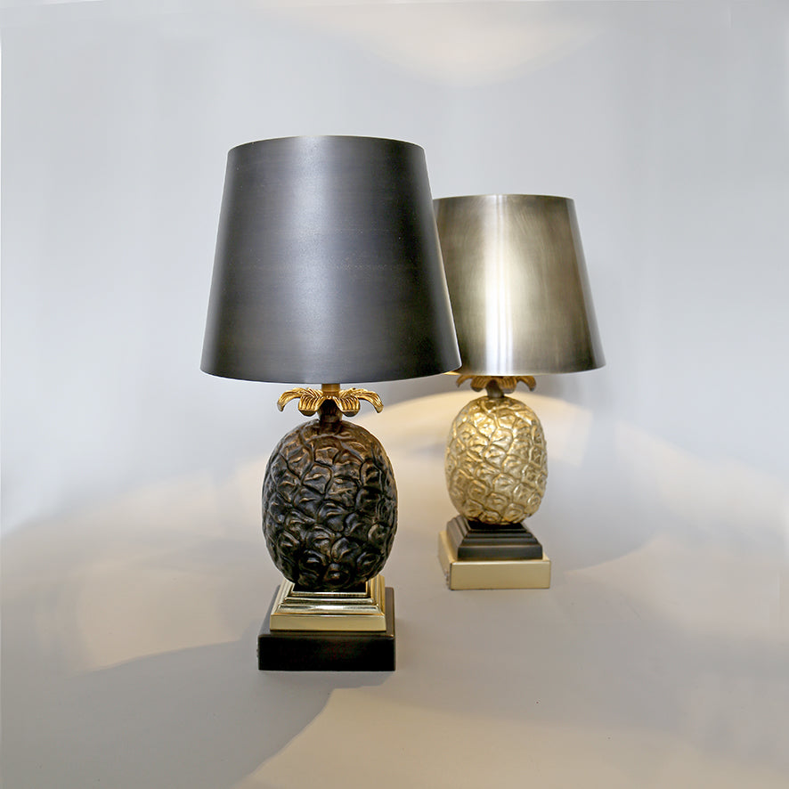 Ananas Cordless Table Lamp Bronze & Brass WS