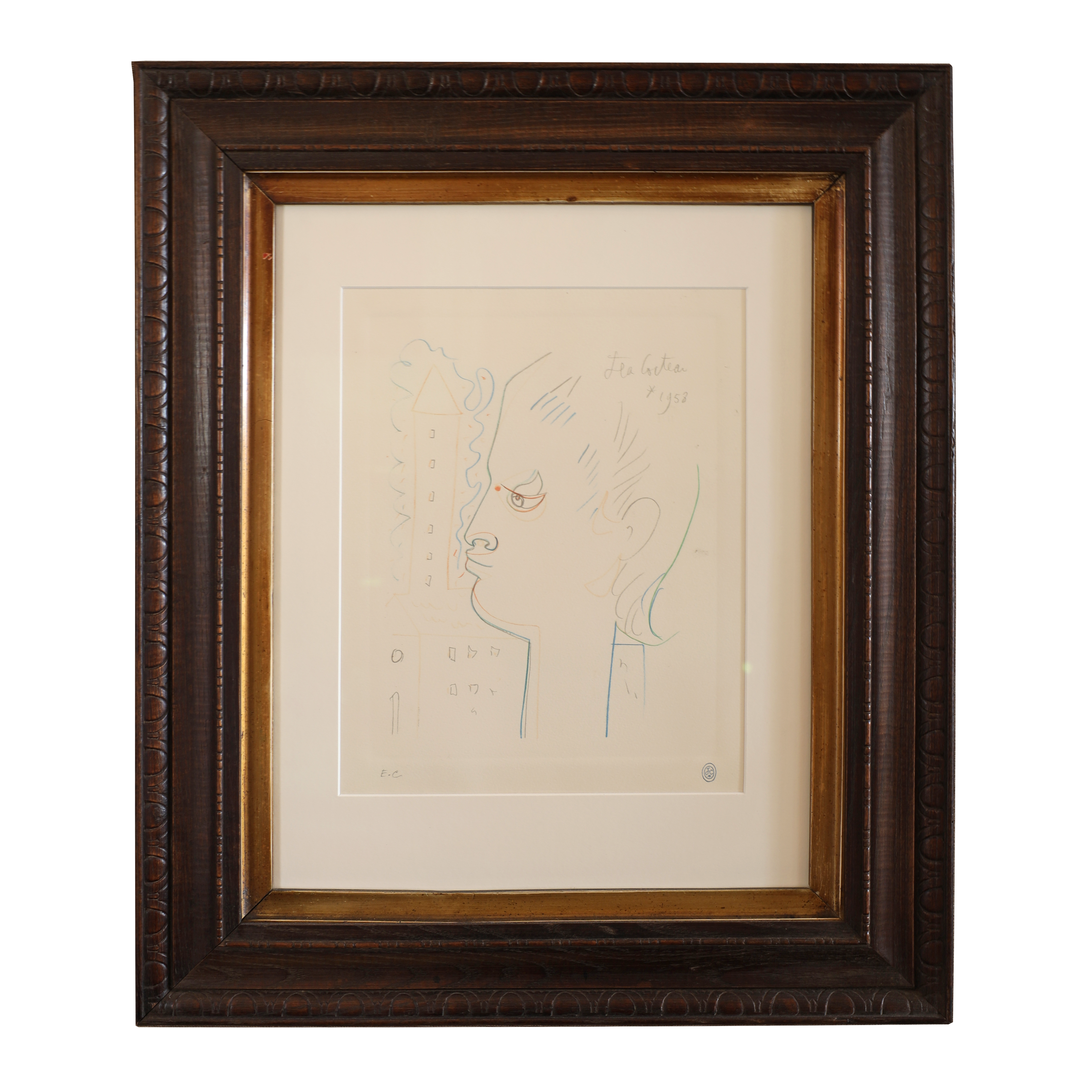 Téte - Artwork by Jean Cocteau