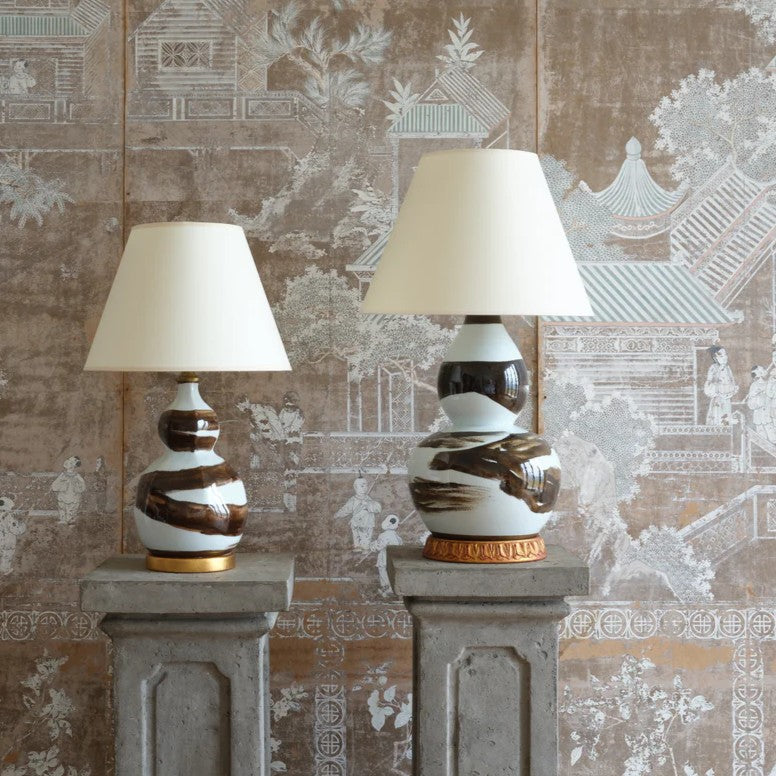 Brush Stroke Lamp - Brown