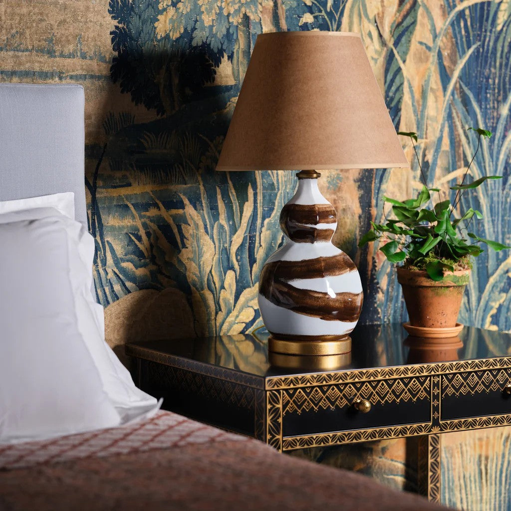 Brush Stroke Lamp Small - Brown