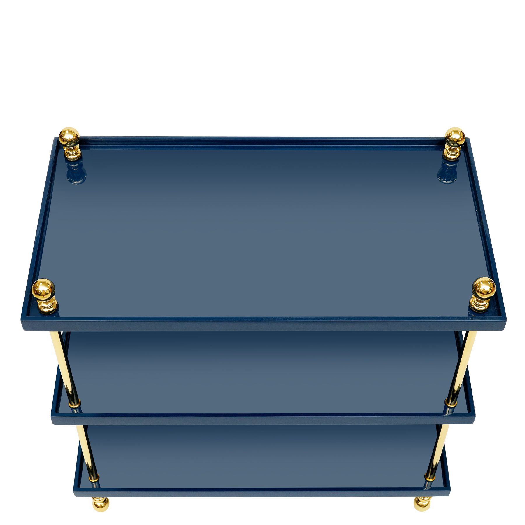 Tiered Drinks Table - Blue