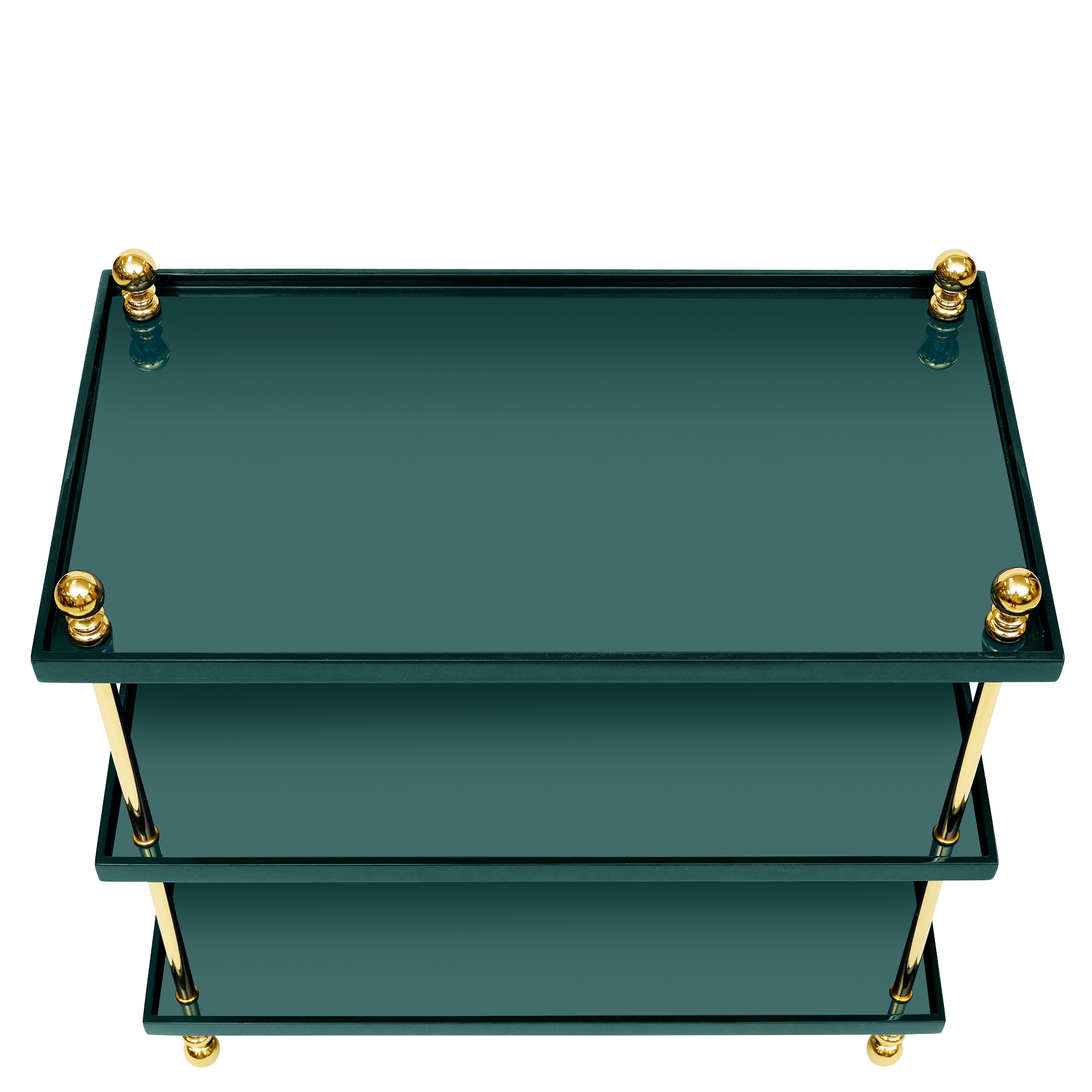Tiered Drinks Table - Green Marine