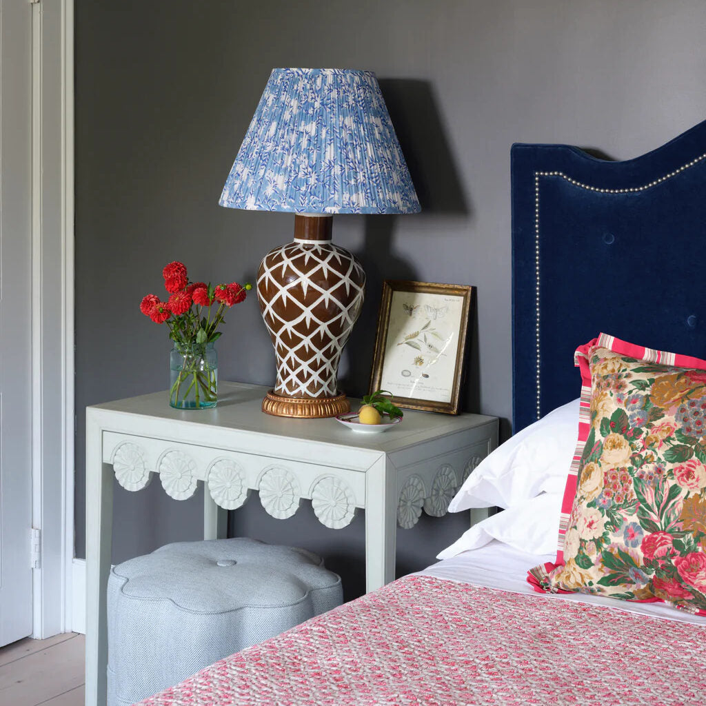 Chicken Feather Lamp - Brown