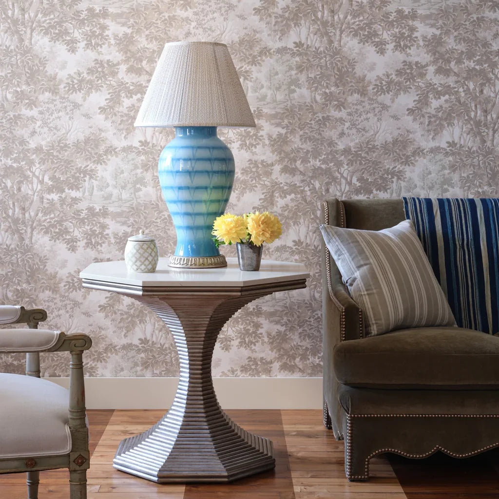 Hourglass Table - Silver