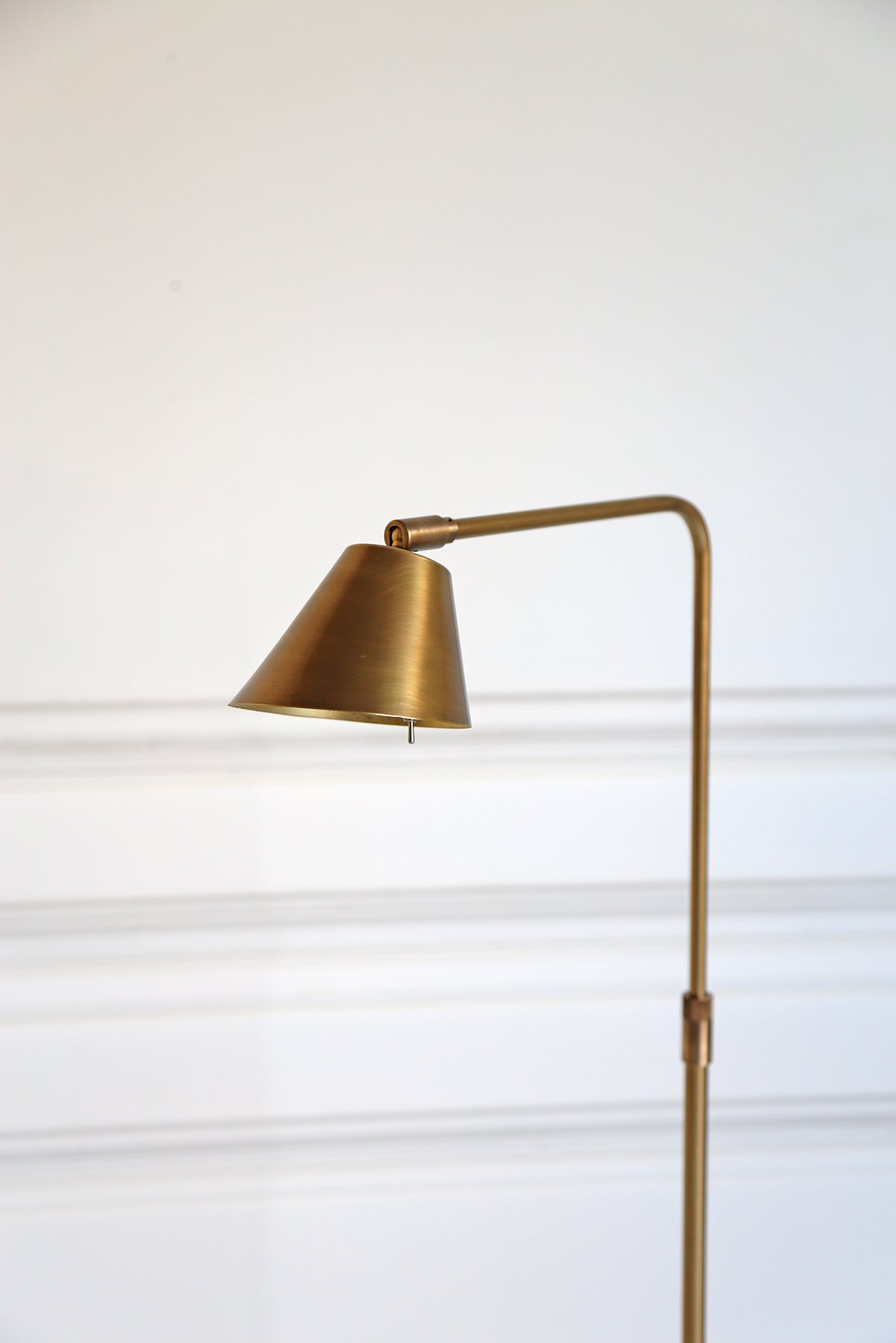 Berkeley Cordless Floor Lamp - Antique Brass