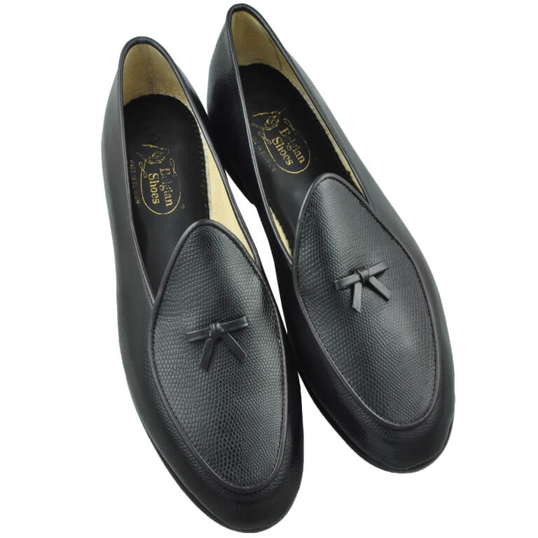 Mr. Casual Black Lizard