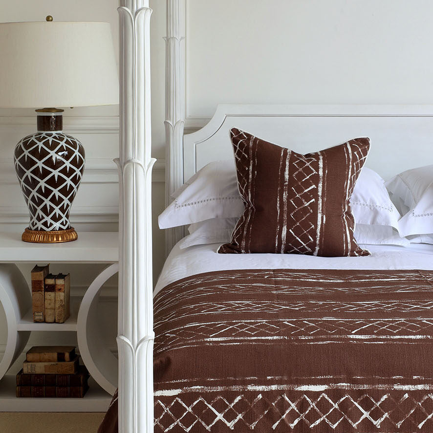 Milos Blotched Stripe - Brown