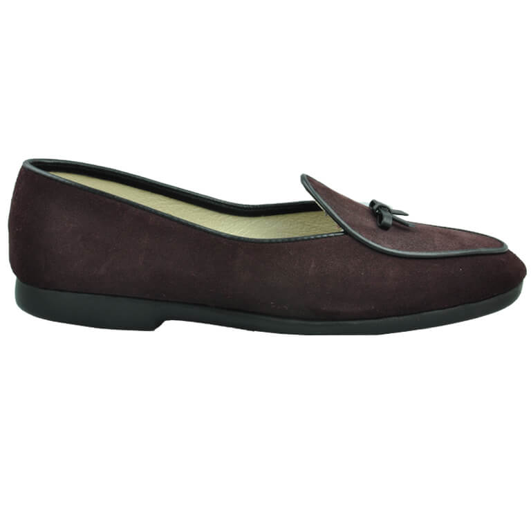Midinette Burgundy Suede