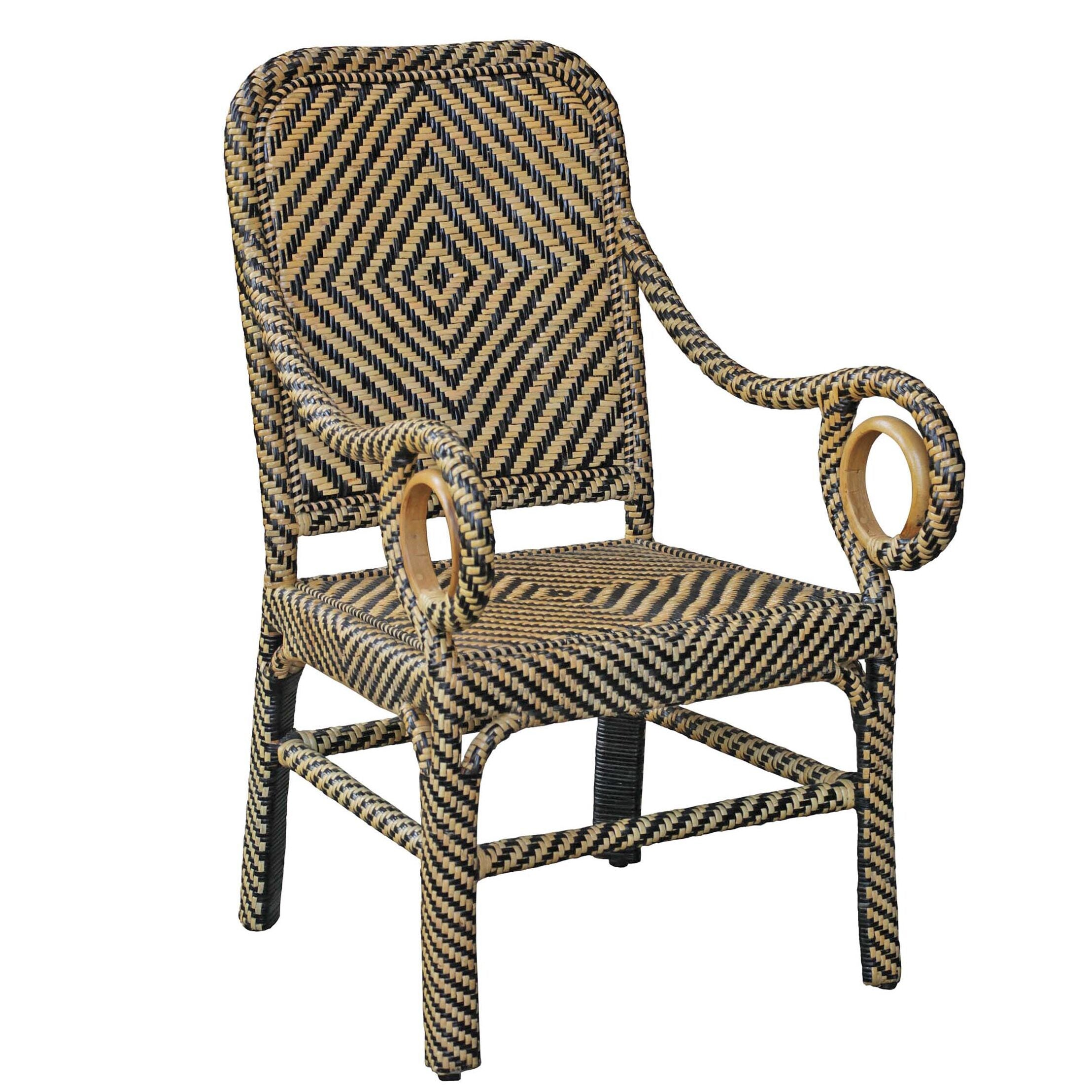 Dayak Armchair - Honey & Black