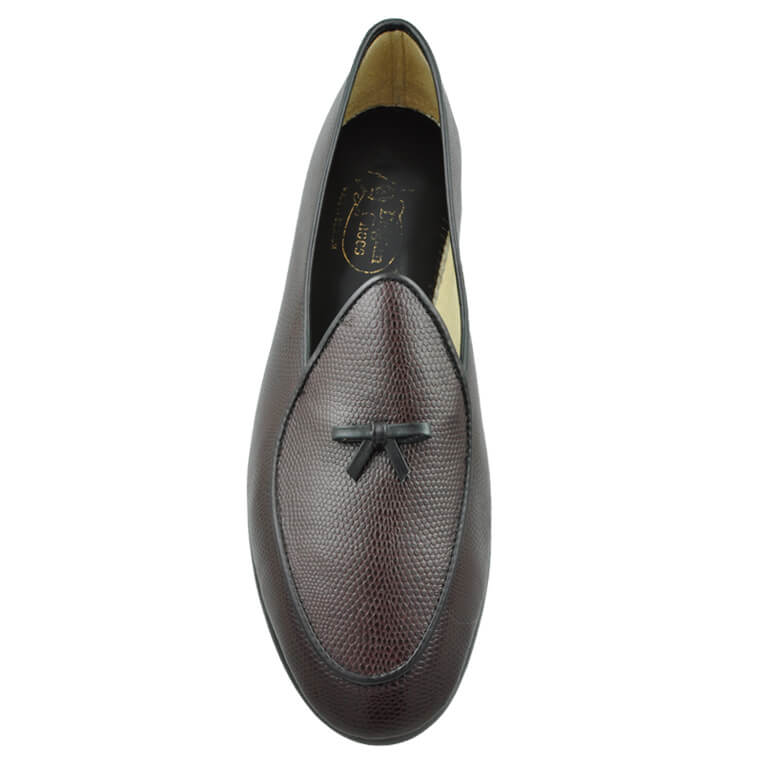 Mr. Casual Dark Brown Lizard