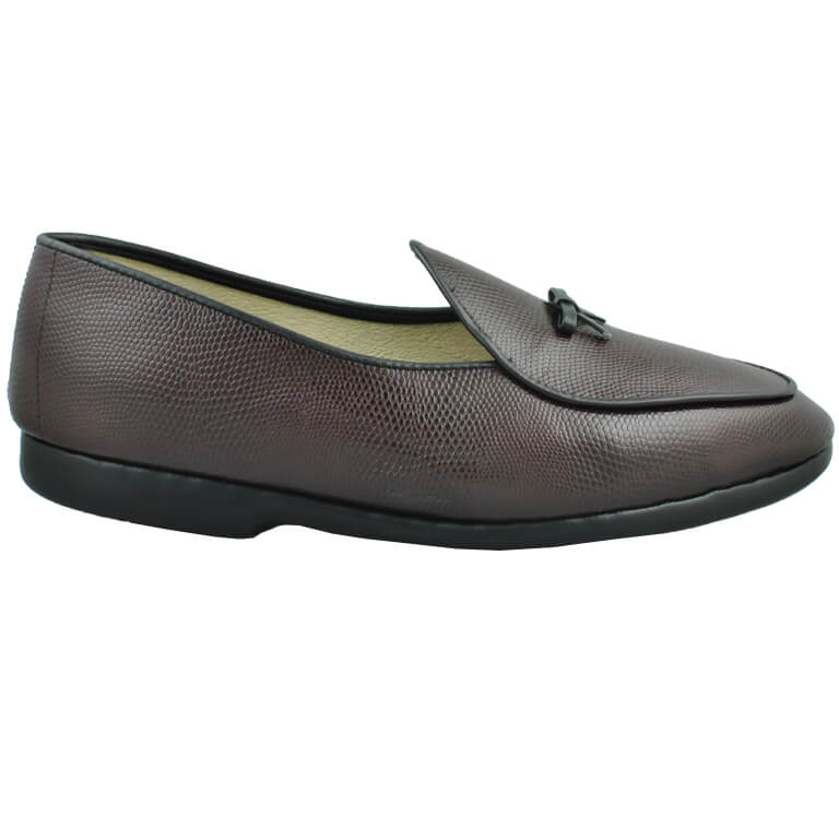 Mr. Casual Dark Brown Lizard