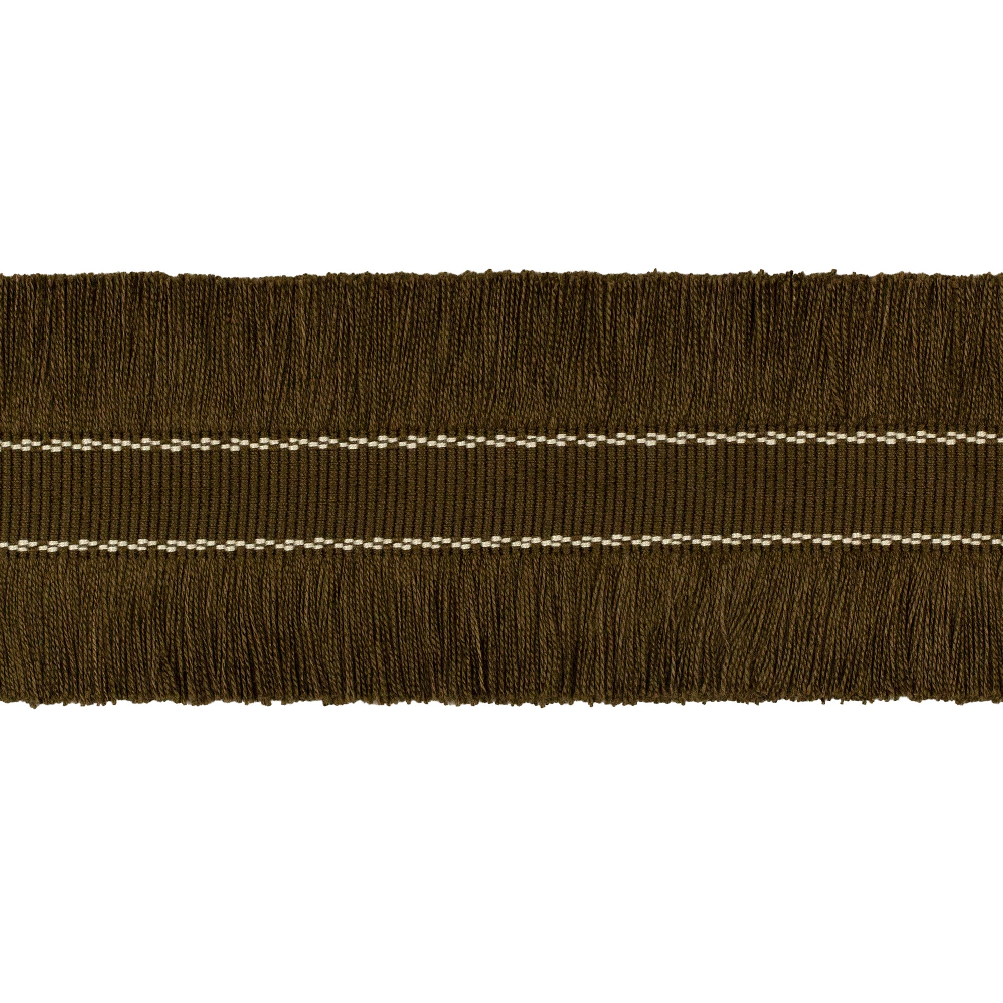 Double Cut Ruche Fringe in Bronze