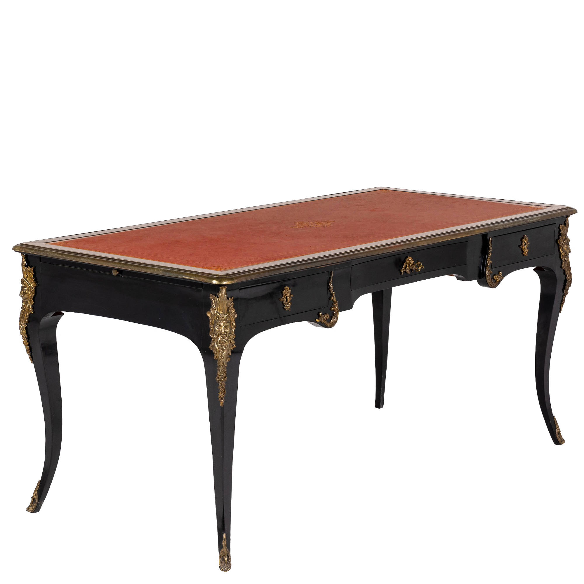 19th Century French Ebonised Bureau Plât
