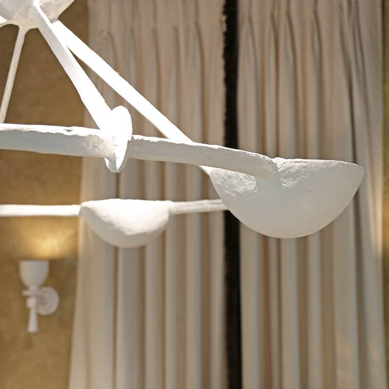 Elena Ceiling Light - White Plaster