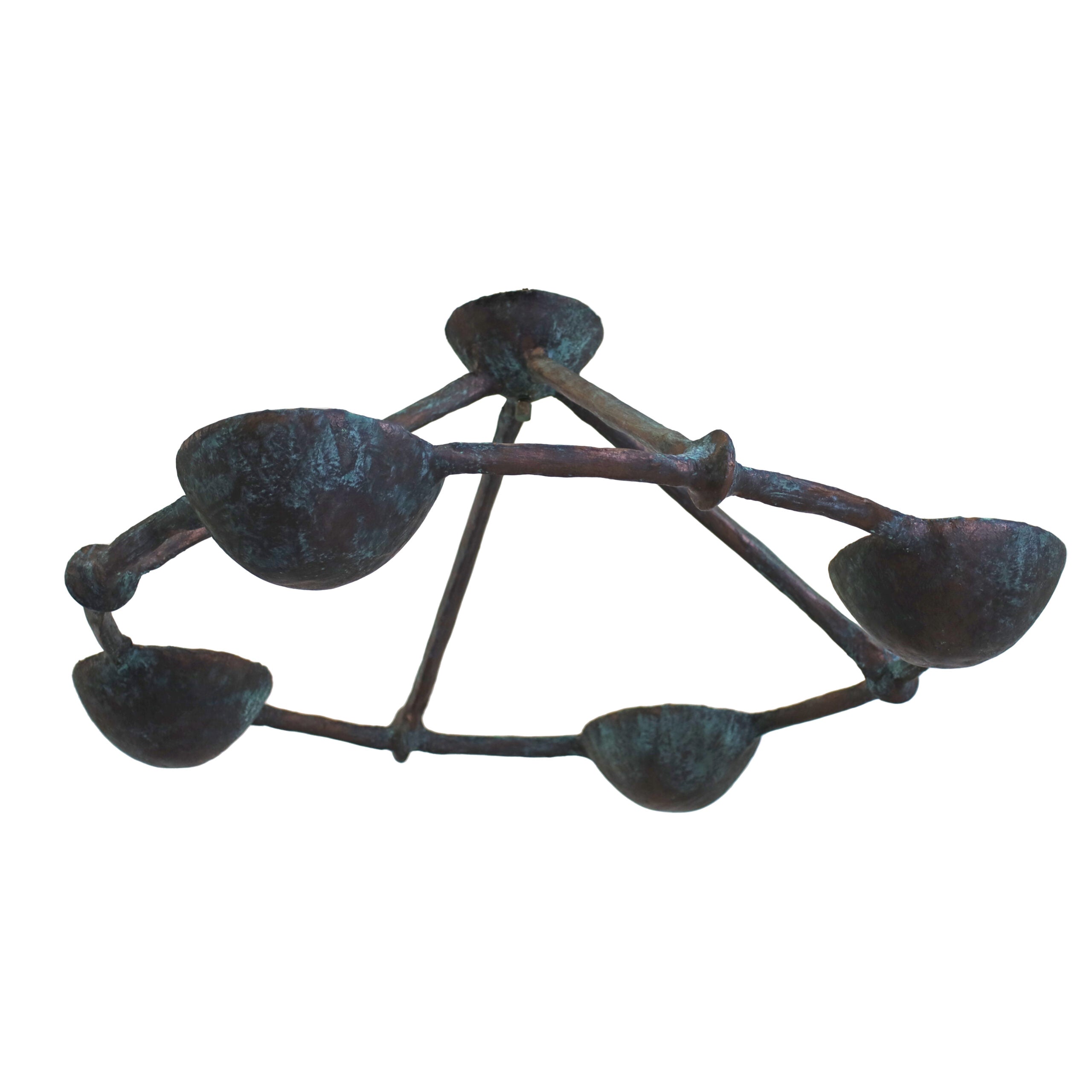 Elena Flush Mount - Bronze Verdigris