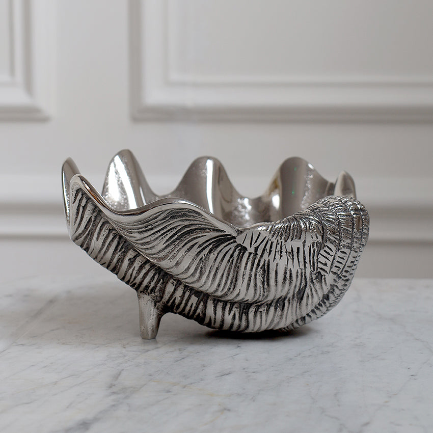 Shell Bowl in Nickel