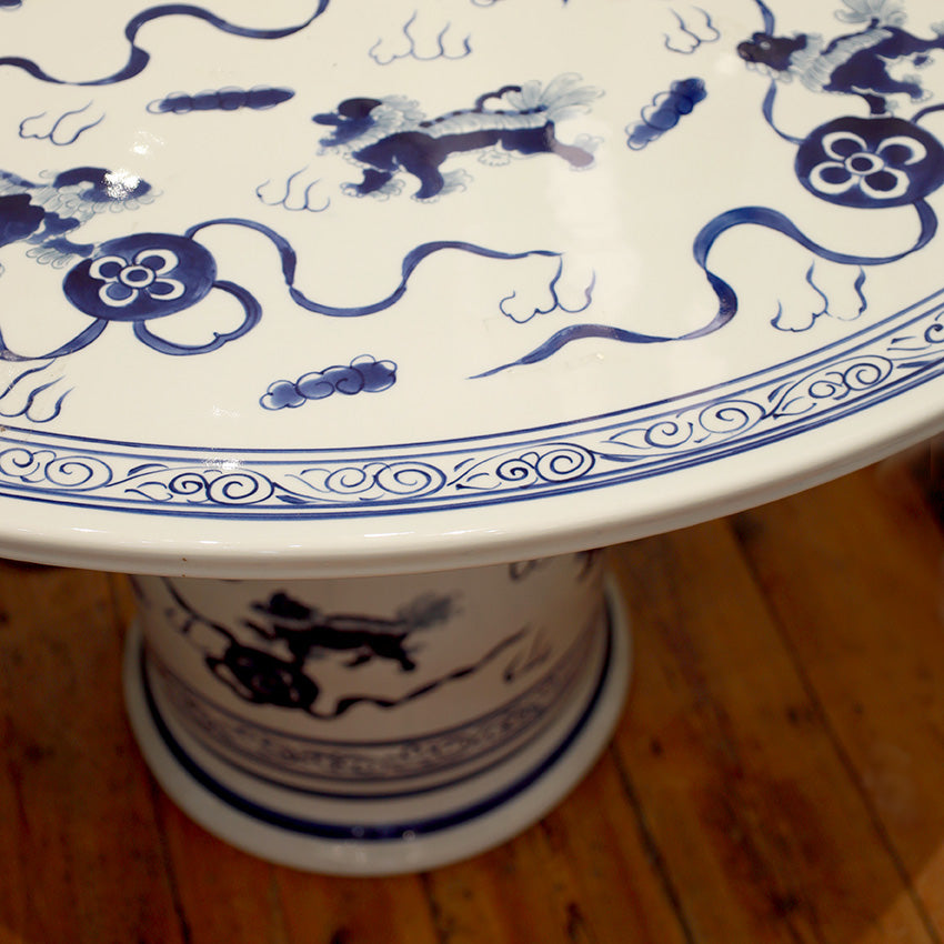 Foo Dog Ceramic Round Table