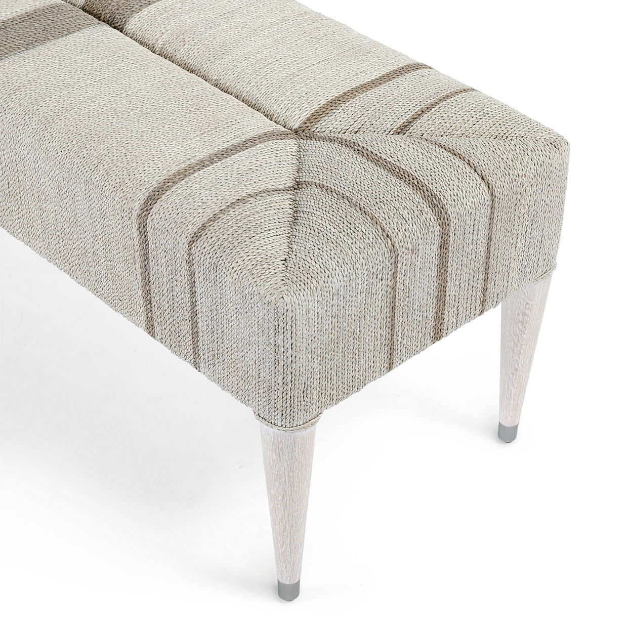 Fritz Rope Bench - Fog White