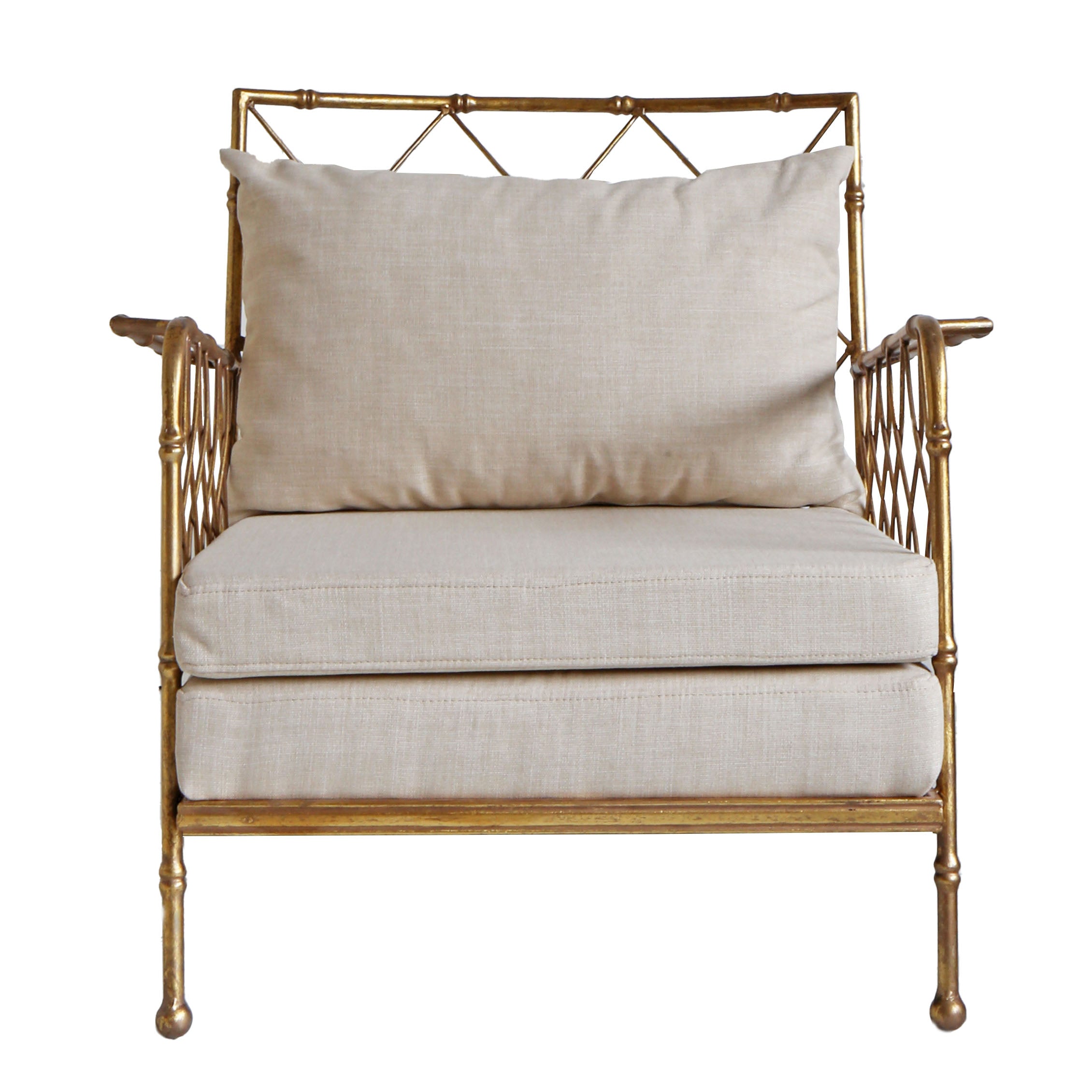 Gilt Bamboo Bergère