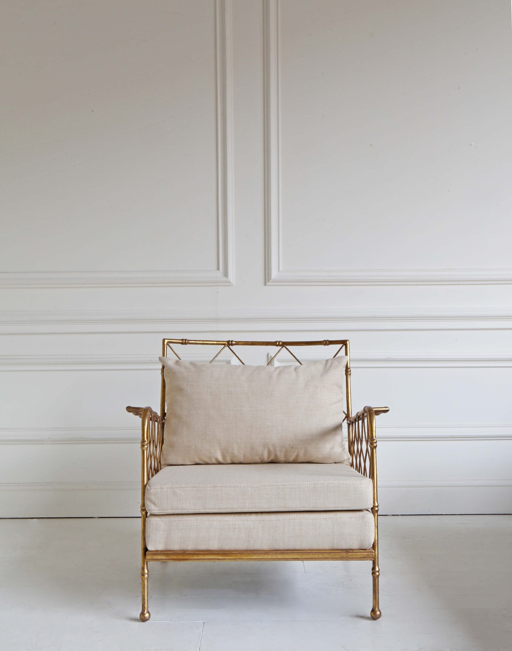 Gilt Bamboo Bergère