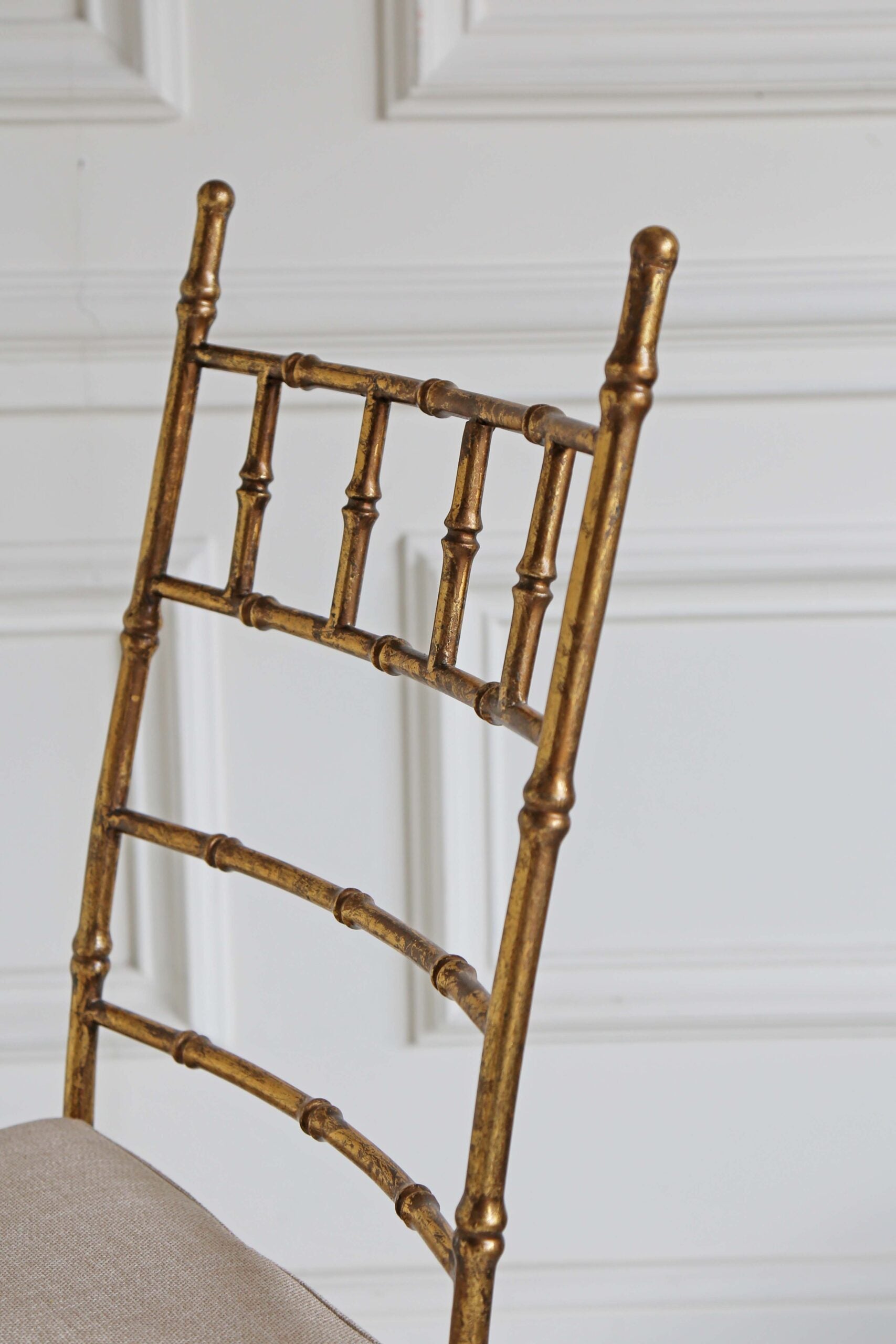 Gilt Bamboo Chair