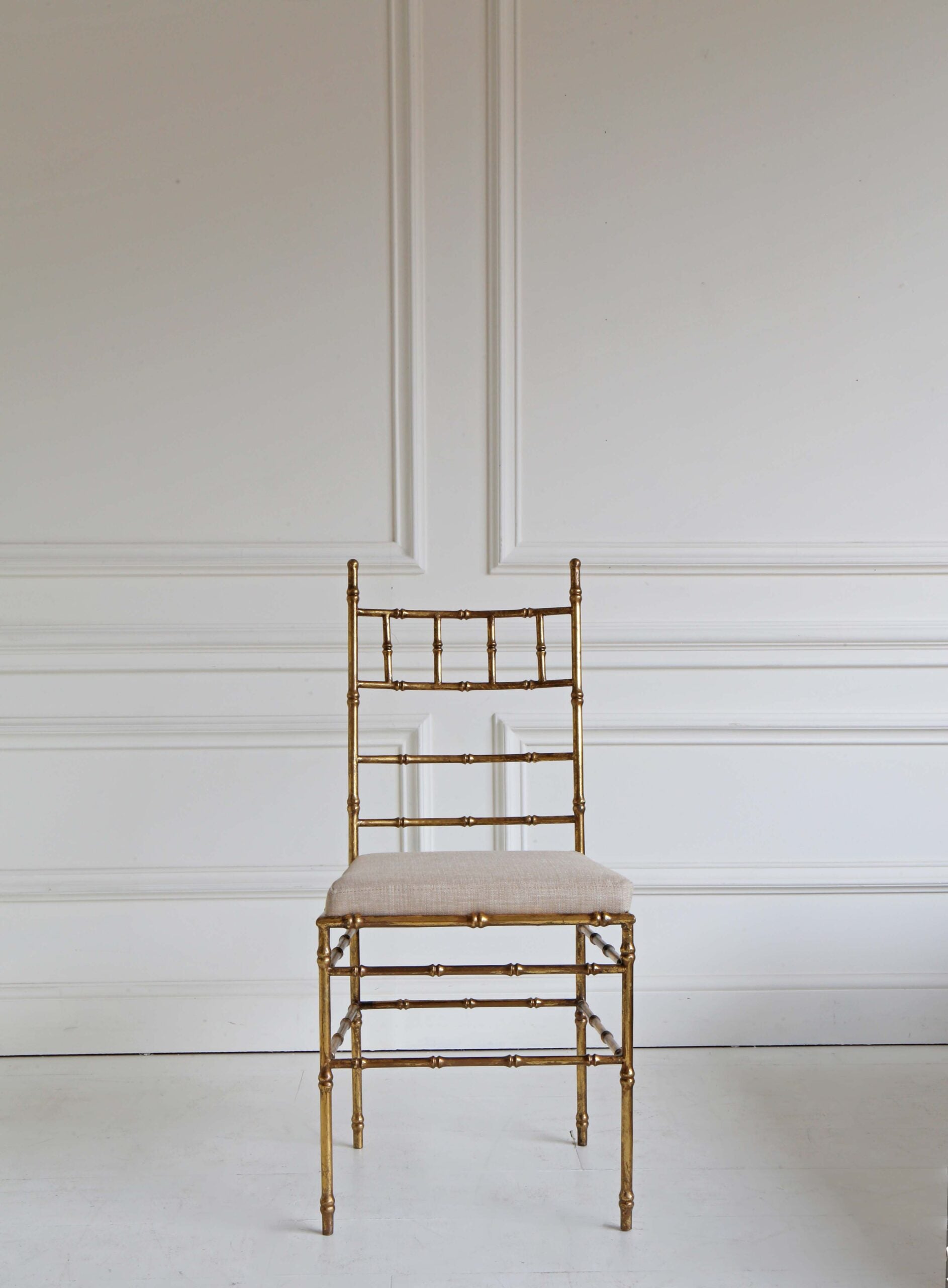Gilt Bamboo Chair