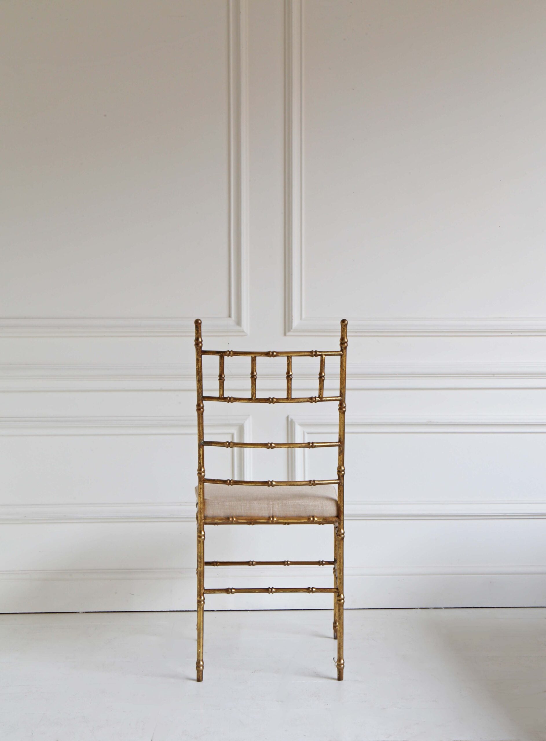 Gilt Bamboo Chair