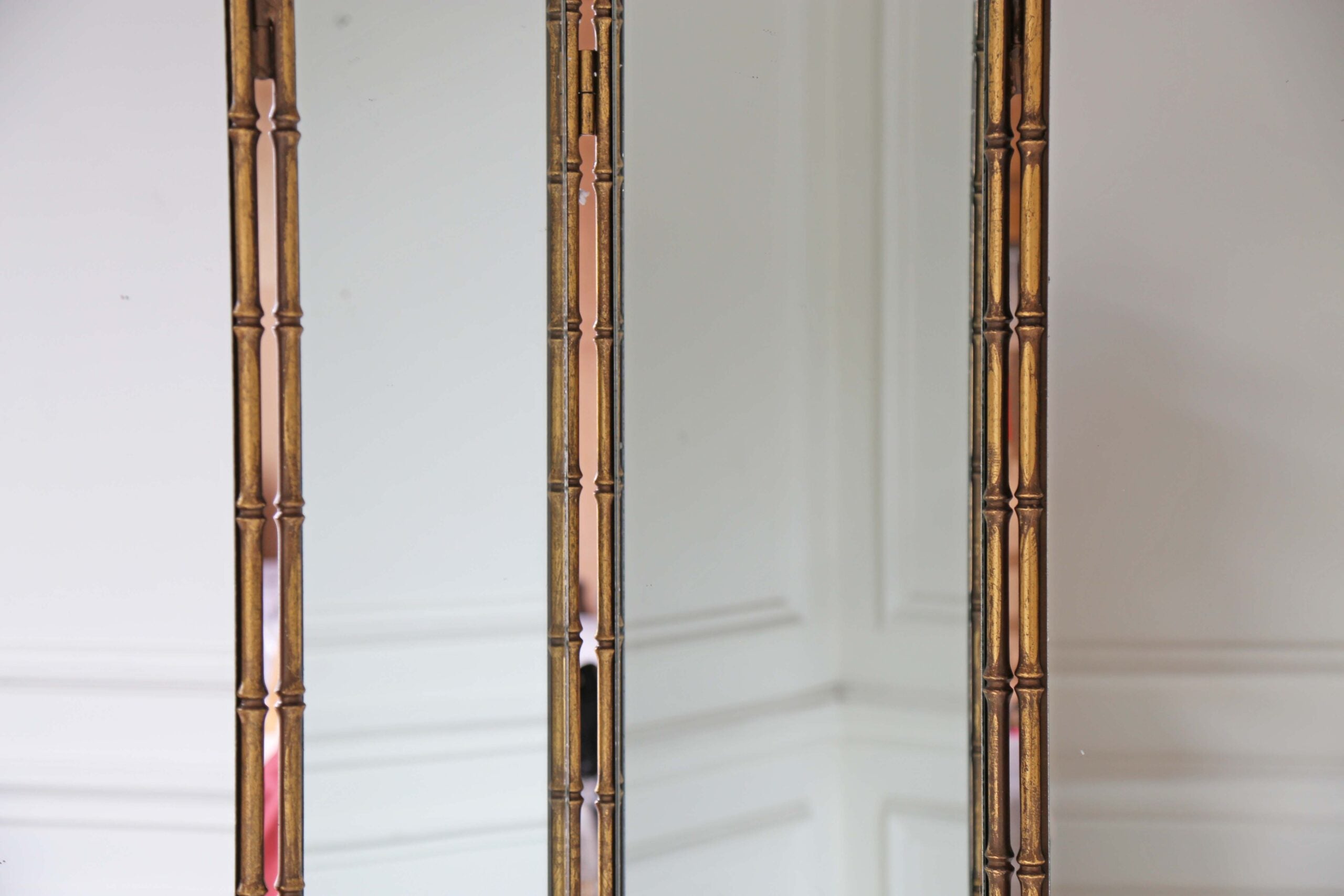 Gilt Bamboo Screen