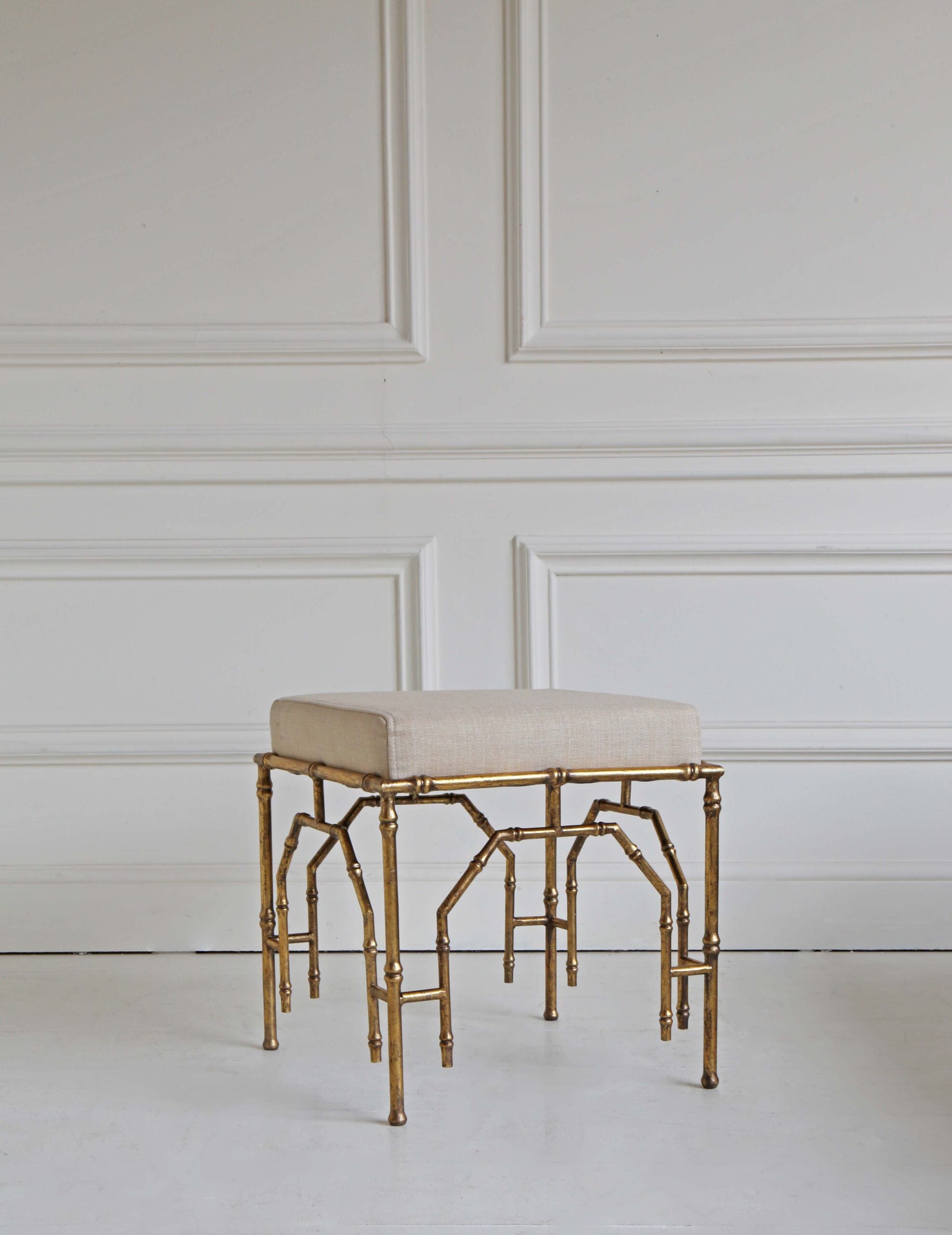 Gilt Bamboo Stool I