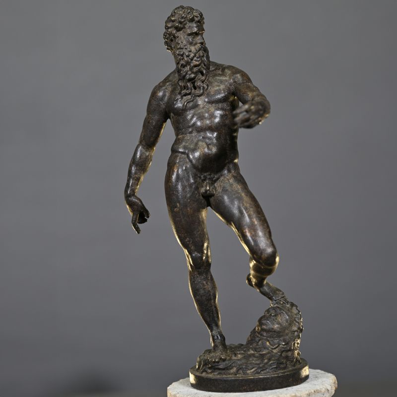 Hercules Statue on Stand