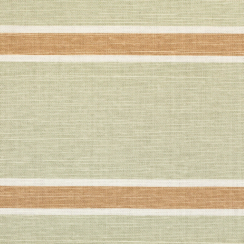 Horizon Stripe - Faded Brown on Celadon