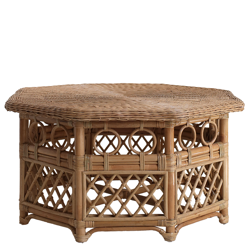 Como Rattan Coffee Table