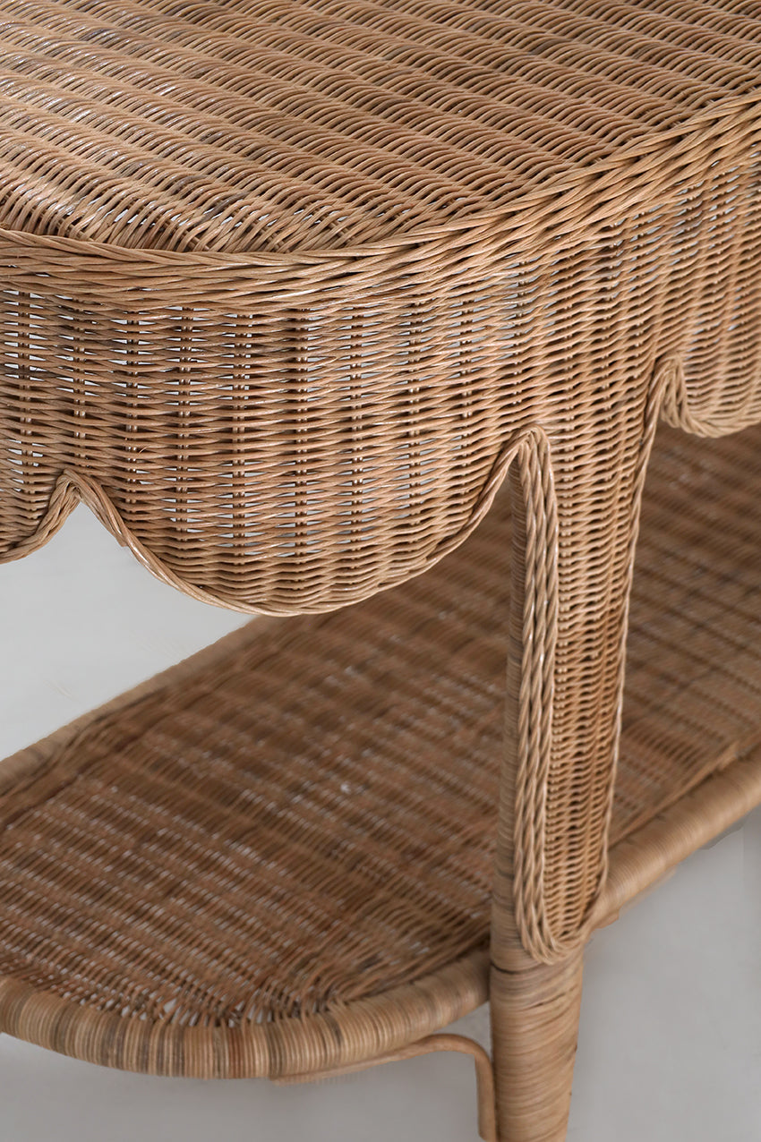 Belgravia Rattan Console Table
