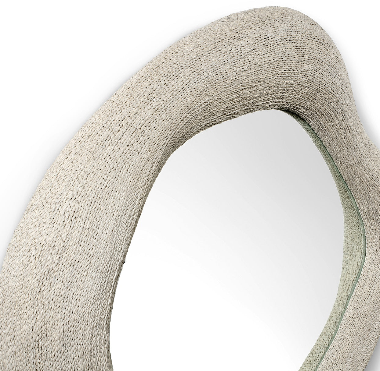 Jaden Mirror Large - White