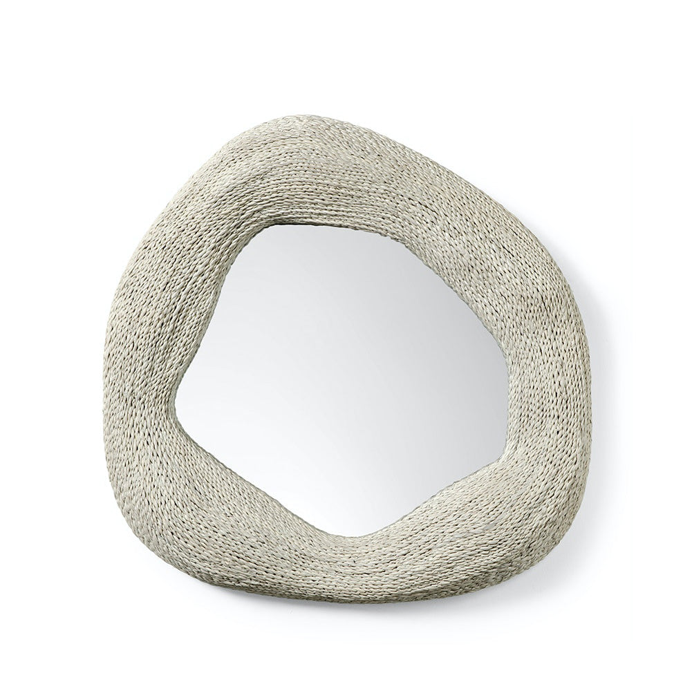 Jaden Mirror Small - White