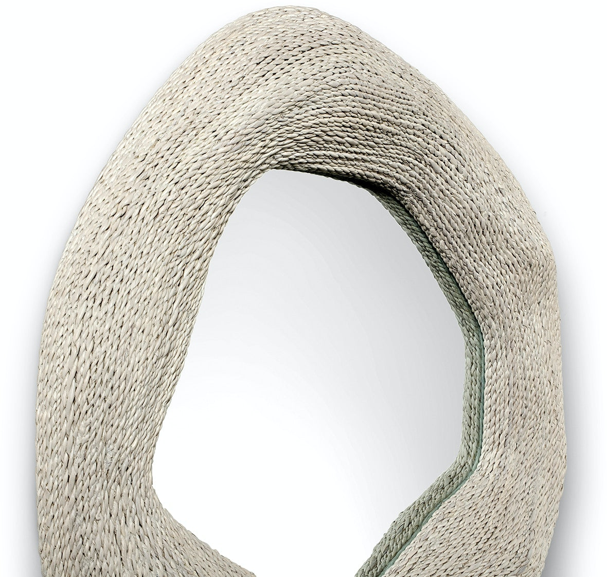 Jaden Mirror Small - White