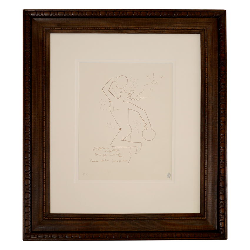 Le Splendeur de l'effeuillage - Artwork by Jean Cocteau