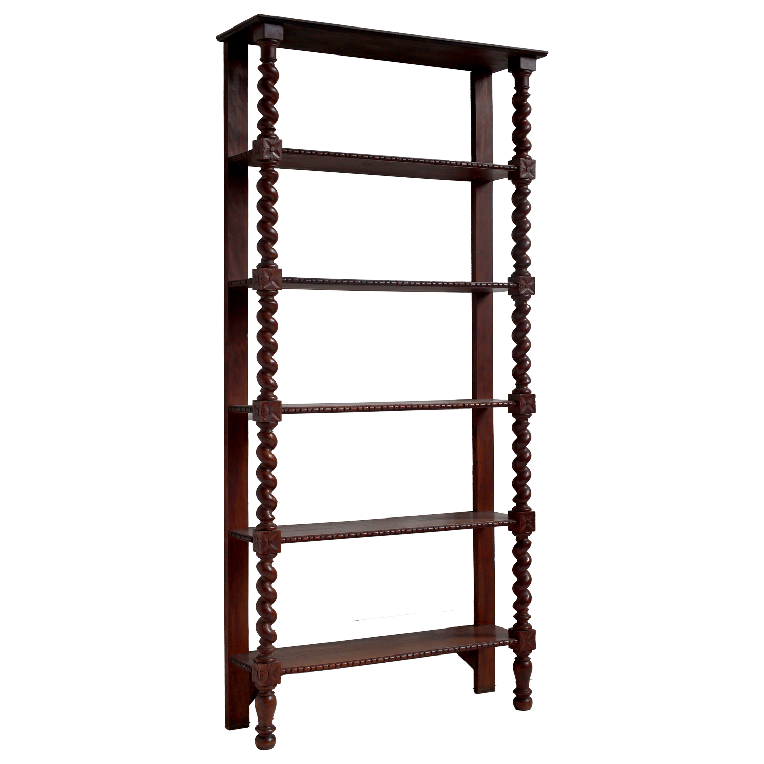 Late 19th Century Barley Twist Bookcase