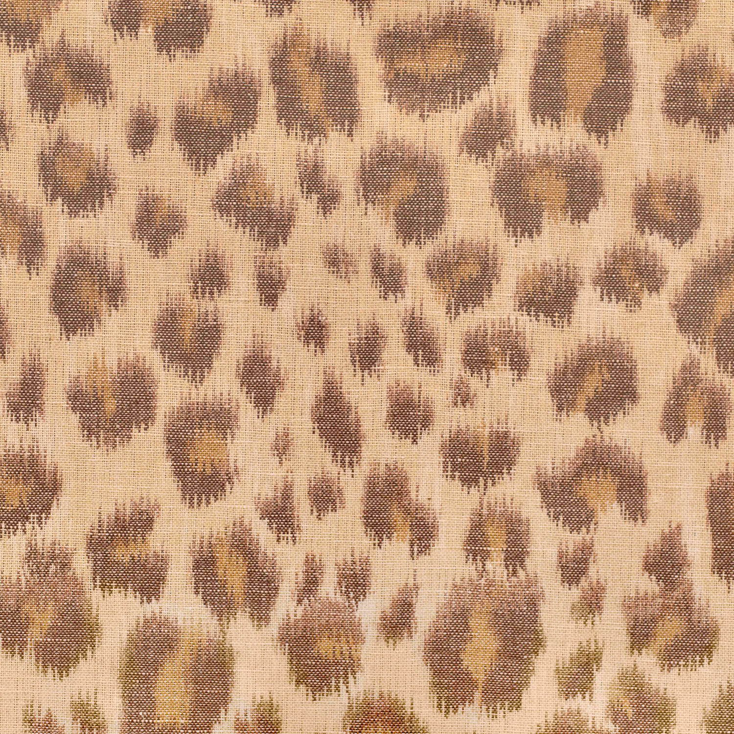 Leopard Woven - Maroon