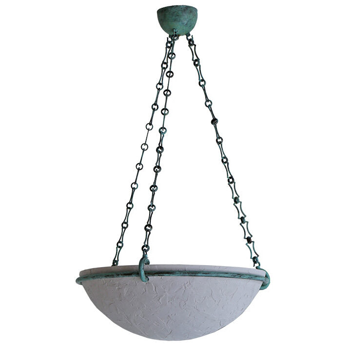Milan Pendant - White/Verdigris