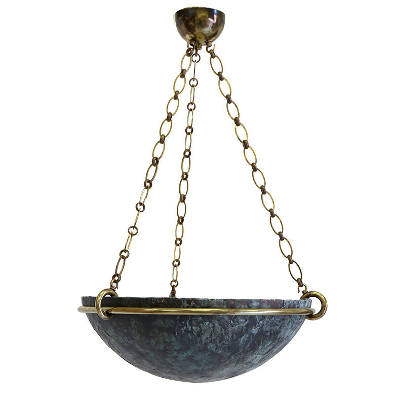 Milan Pendant - Verdigris/Brass
