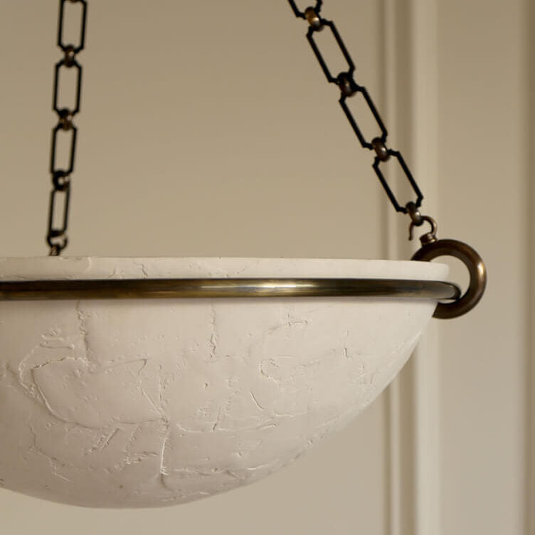 Milan Chandelier Bronze_White Plaster Detail LR