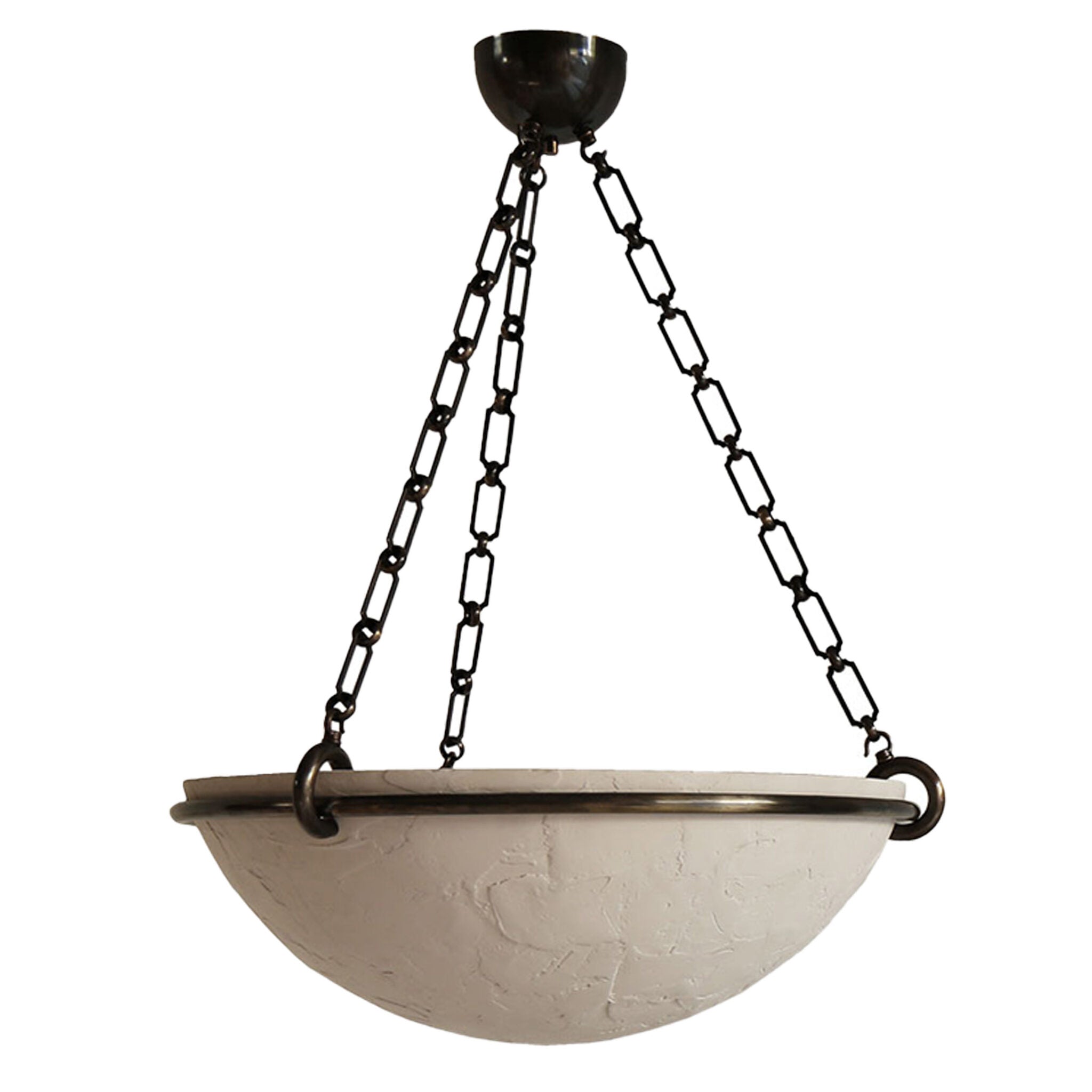 Milan Pendant - White/Bronze