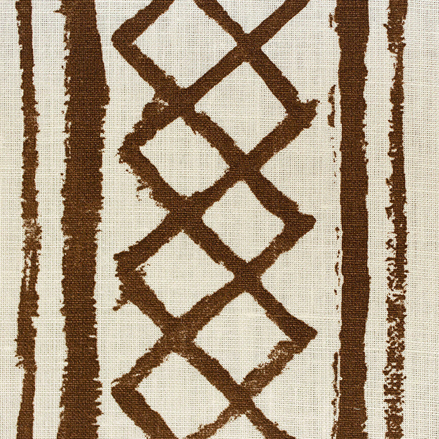 Milos Stripe on Nivelles Oyster - Brown